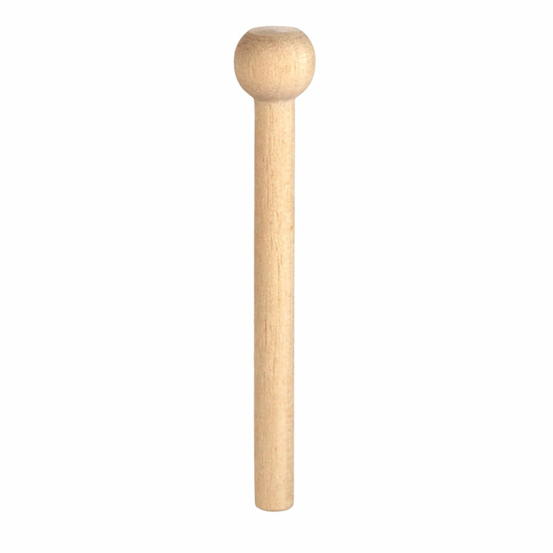 Tie Rack Peg - Birch -  2-3/8" - Tenon Diameter 3/16" - 3 Piece